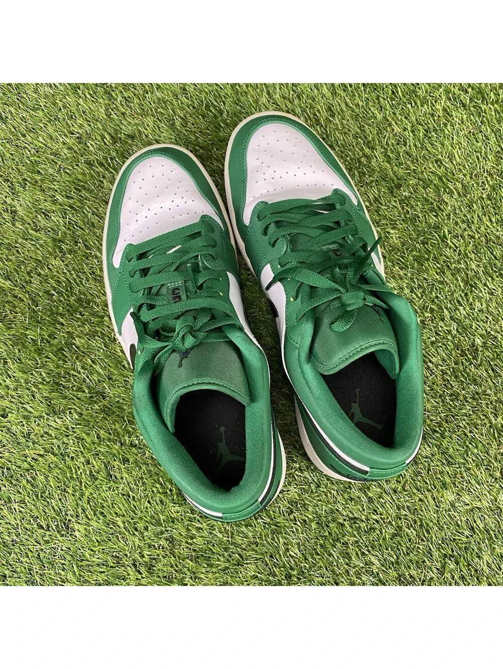 Jordan Air Jordan 1 Low Top Men’s Size 12 Athletic Sneaker Pine Green 553558-301